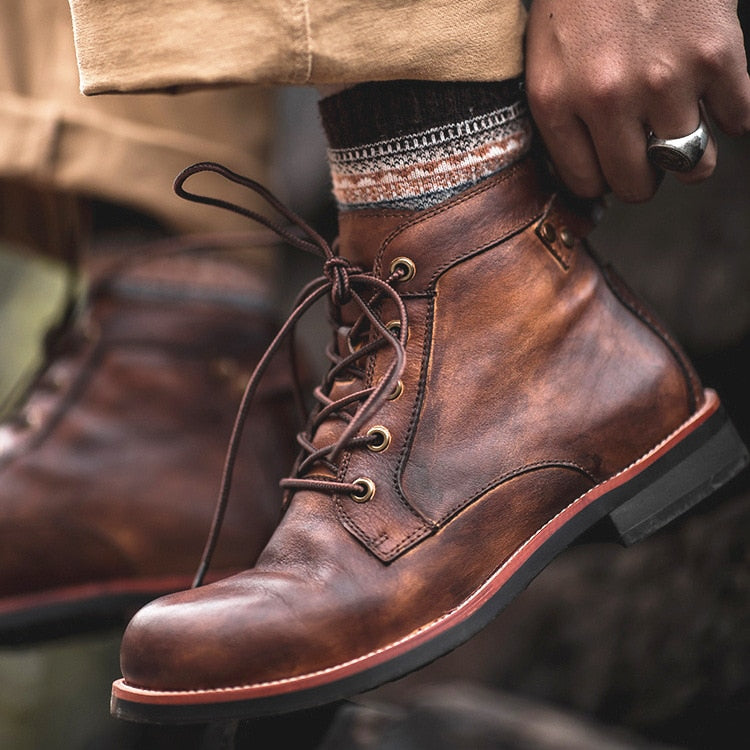 Retro Cowboy Boots for Men