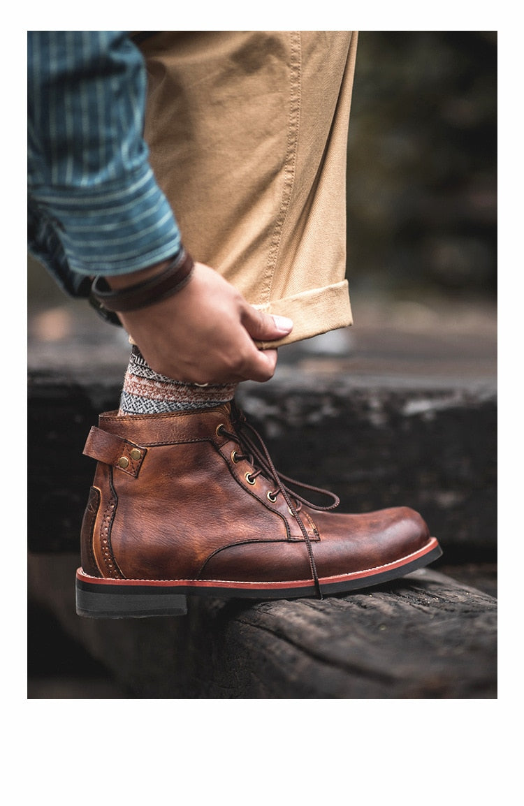 Retro Cowboy Boots for Men