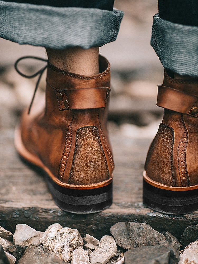 Retro Cowboy Boots for Men