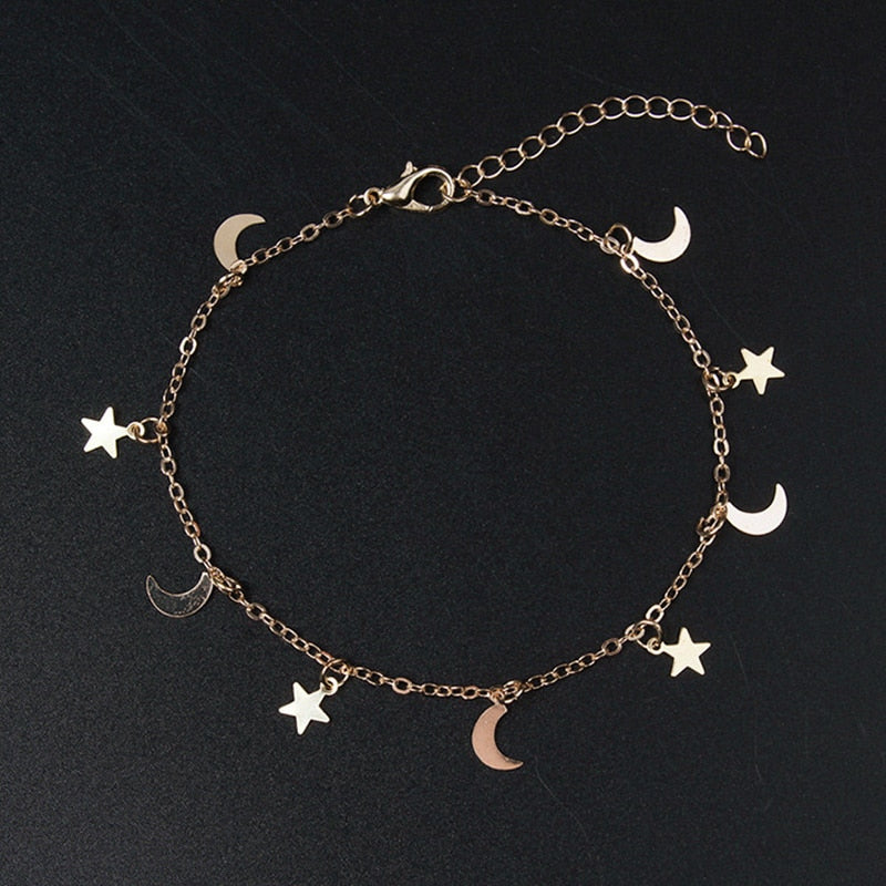 Starry Night Anklet by JeweluxGems