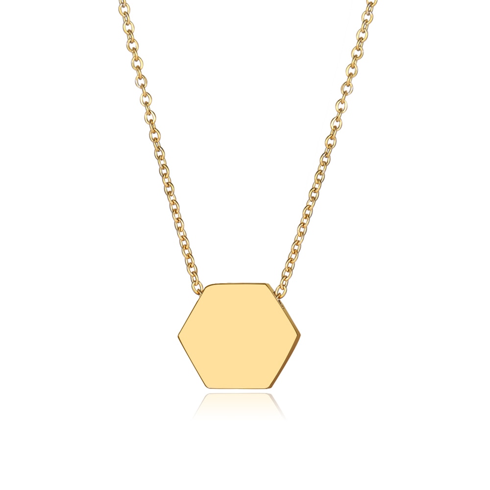 Miniature octagon necklace by JeweluxGems